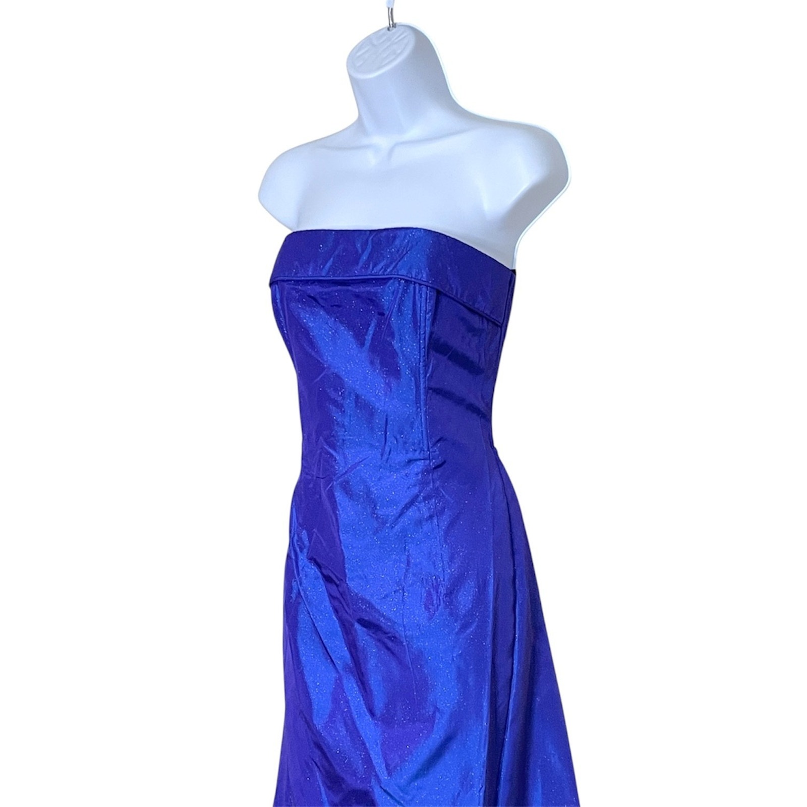 Y2k Jessica Mcclintock Gunne Sax Galaxy Iridescent Prom Dress 5 / 6 Strapless